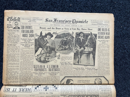 1925 Balto Alaskan Iditarod Race, Husky Dogs Race in Blizzard, Alaska memorabilia souvenirs, Vintage Newspaper, US Wall Decor, Dog Wall Art