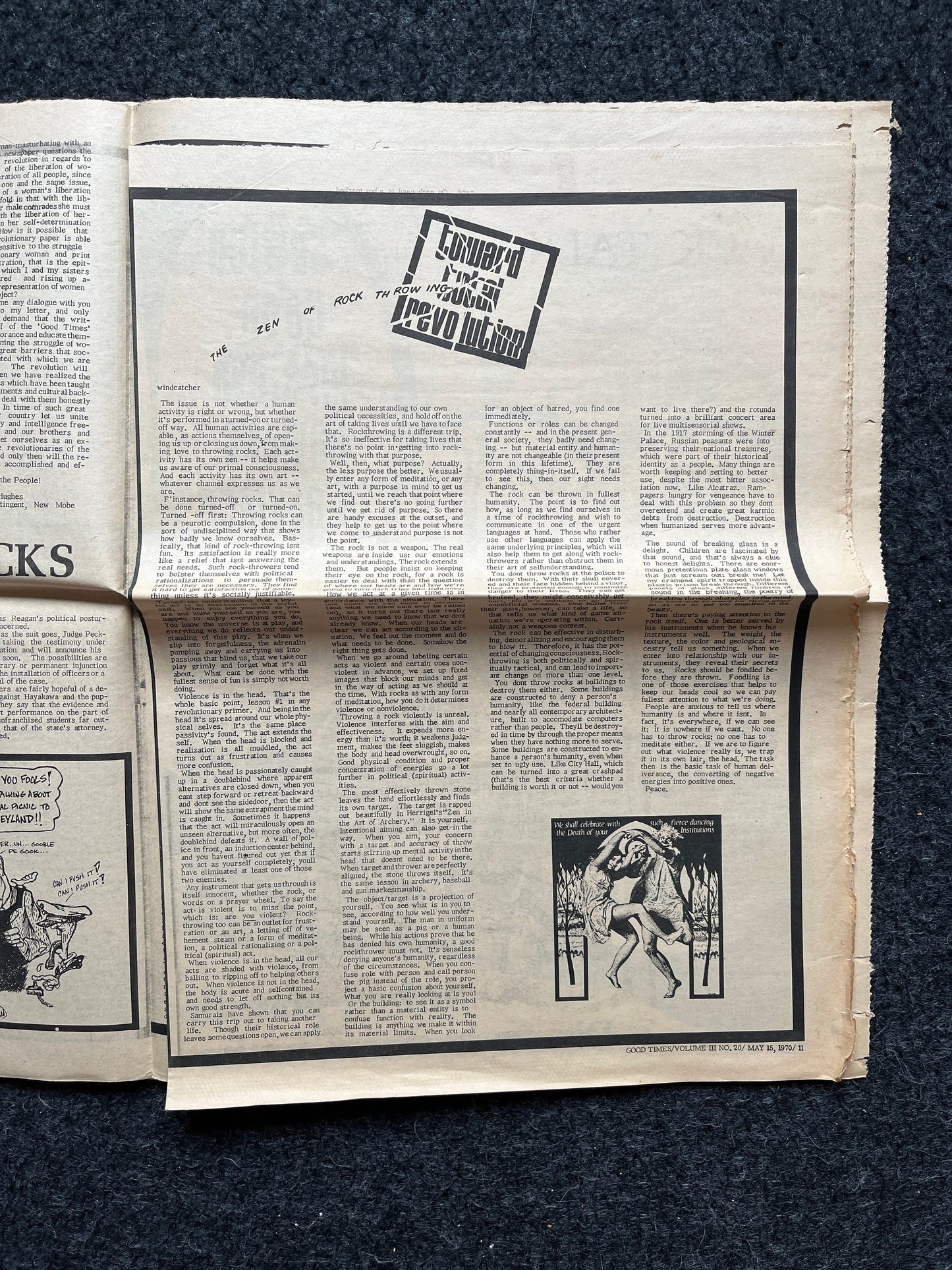 1970s High Times Underground Newspaper, Black Panther Party, Vintage Antique Collectibles, Hippie Grunge Art Gifts, San Francisco Gifts