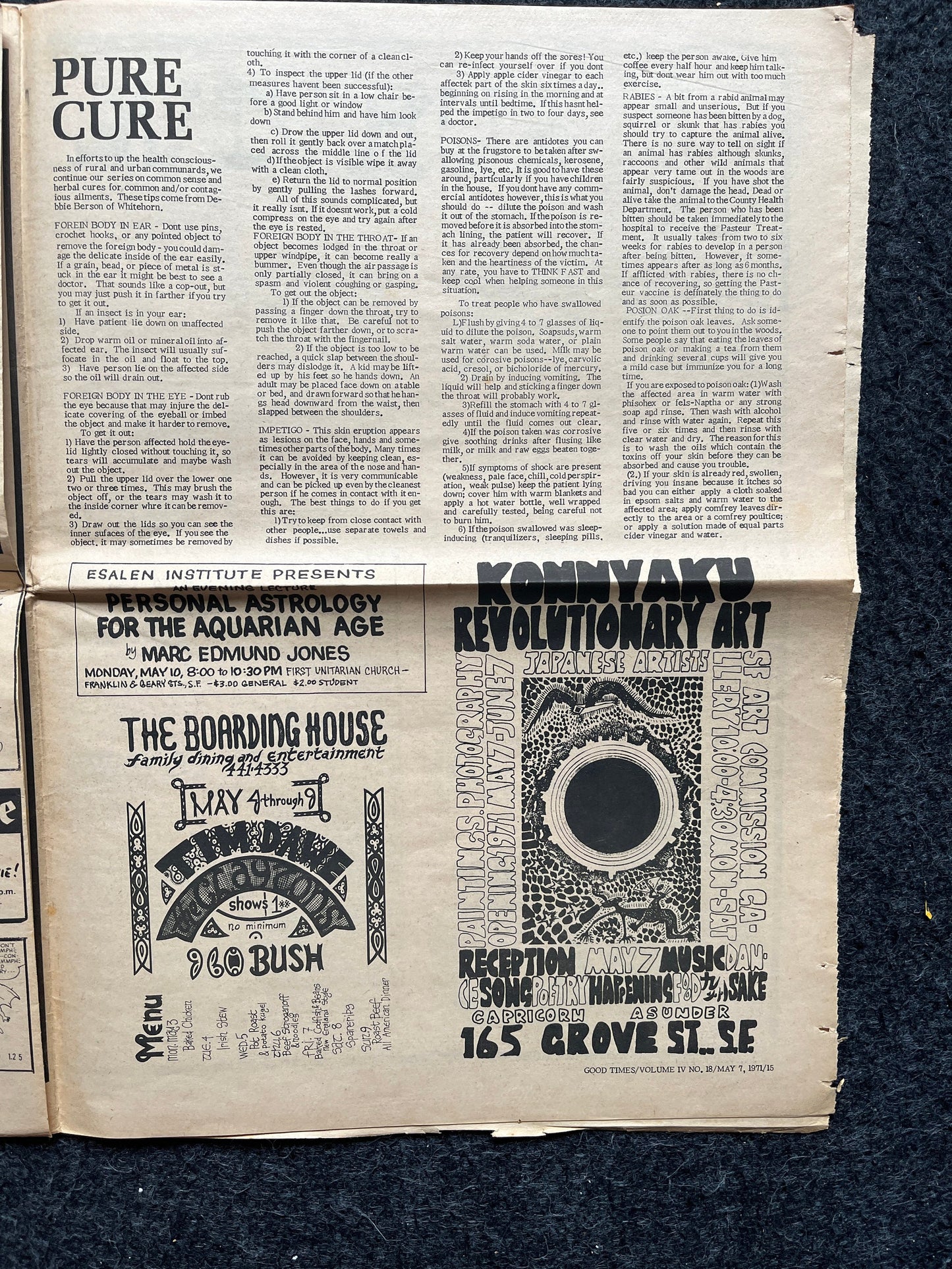 1970s High Times Underground Newspaper, Black Panther Party, Vintage Antique Collectibles, Hippie Grunge Art Gifts, San Francisco Gifts