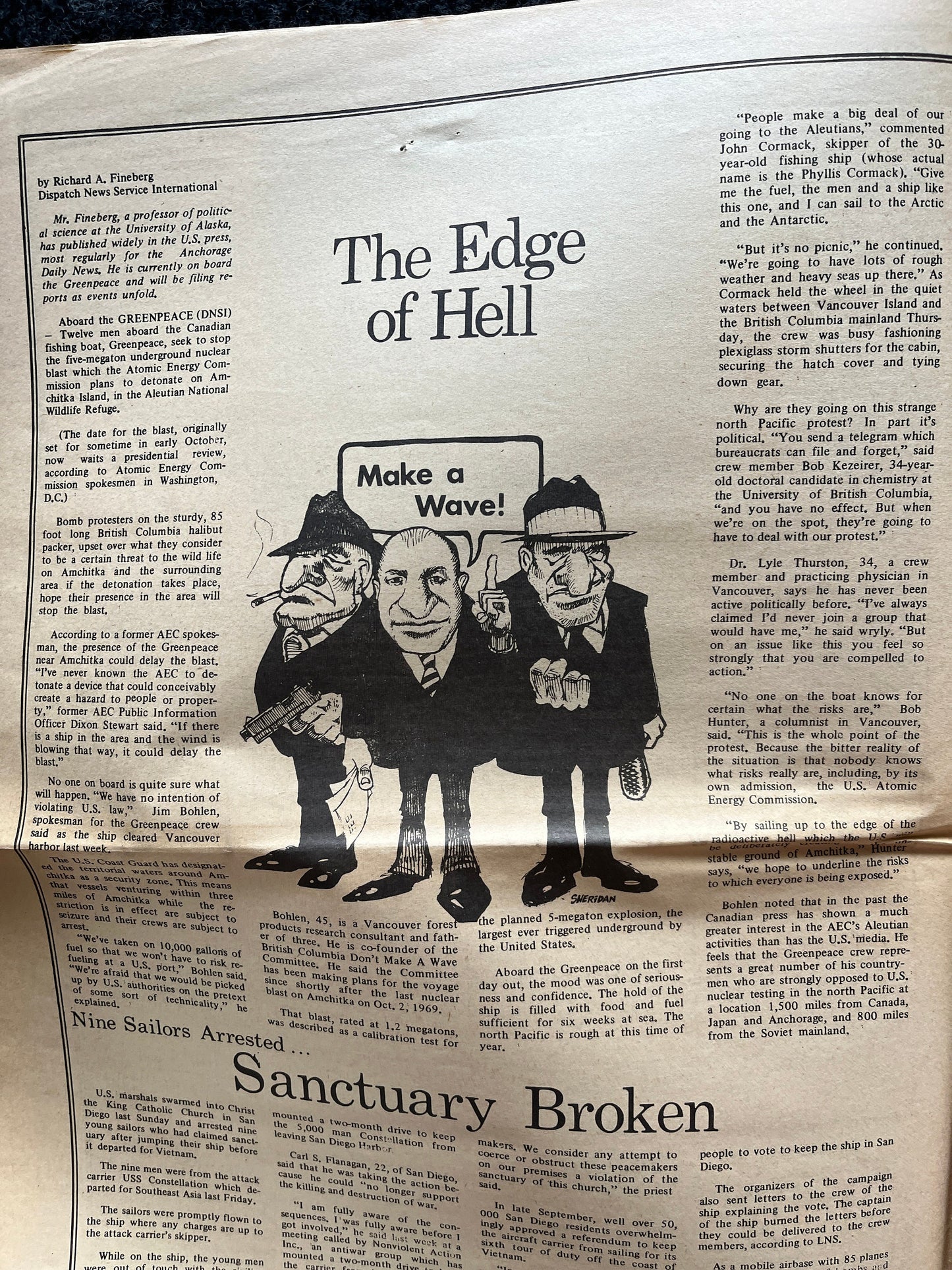 1970s Space City Houston Texas Underground Newspaper, Black Panther Party, Vintage Antique Collectibles, Hippie Grunge Art Gifts,