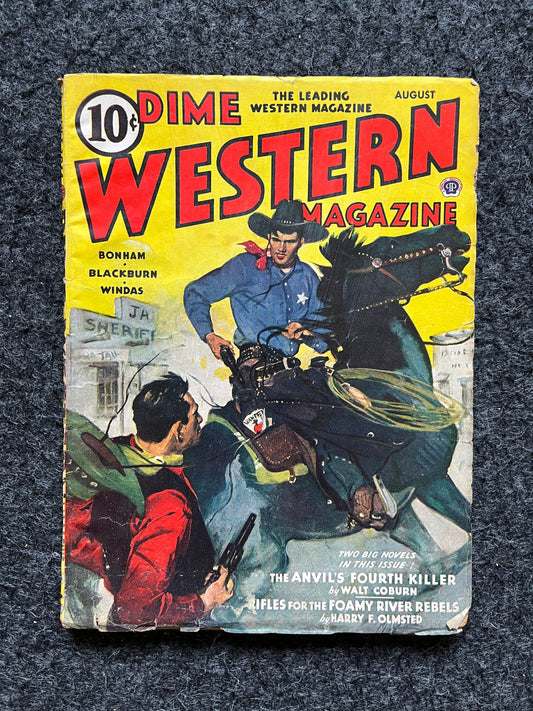 1950s Western Comic Novel, Vintage Western Memorabilia and Gifts, Gifts for Husband Him, Cowboy Country Artwork,