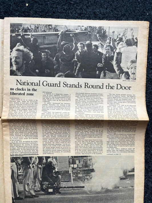 1970s Native American Underground Newspaper, Black Panther Party, Vintage Antique Collectibles, San Francisco Gifts, Indian Artwork