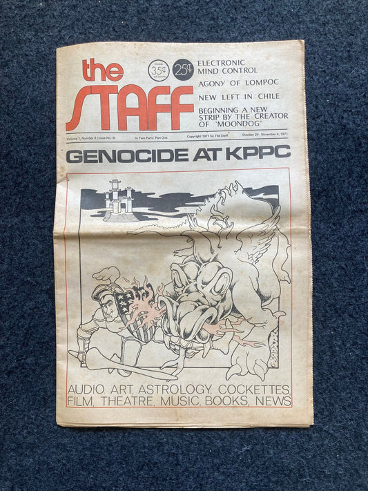 1970s Underground Newspaper, Black Panther Party, Vintage Antique Collectibles, San Francisco Gifts, Anarchist Gifts, Grunge Decor Artwork