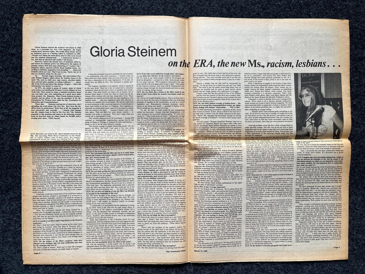 1980s LGBT Newspaper, LGBTQIA Memorabilia, Queer Gifts Artworks, Lesbian gift, Underground Newspaper, Gay Books Magazines, Boston History