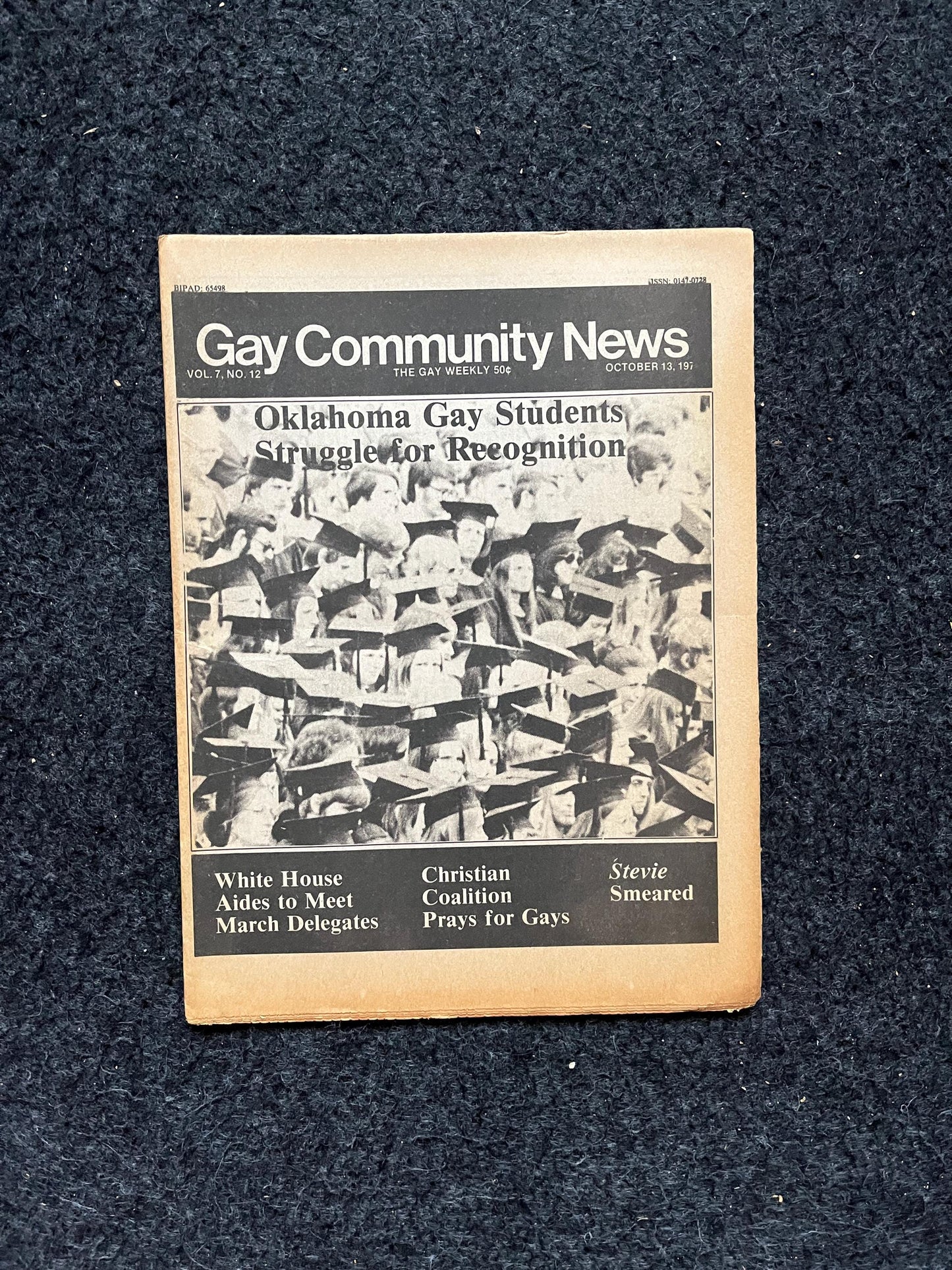1980s Oklahoma Student Gay Pride, LGBTQIA Memorabilia, Queer Gifts Artworks, Lesbian gift, Trans Rights, Gay Books Magazines,