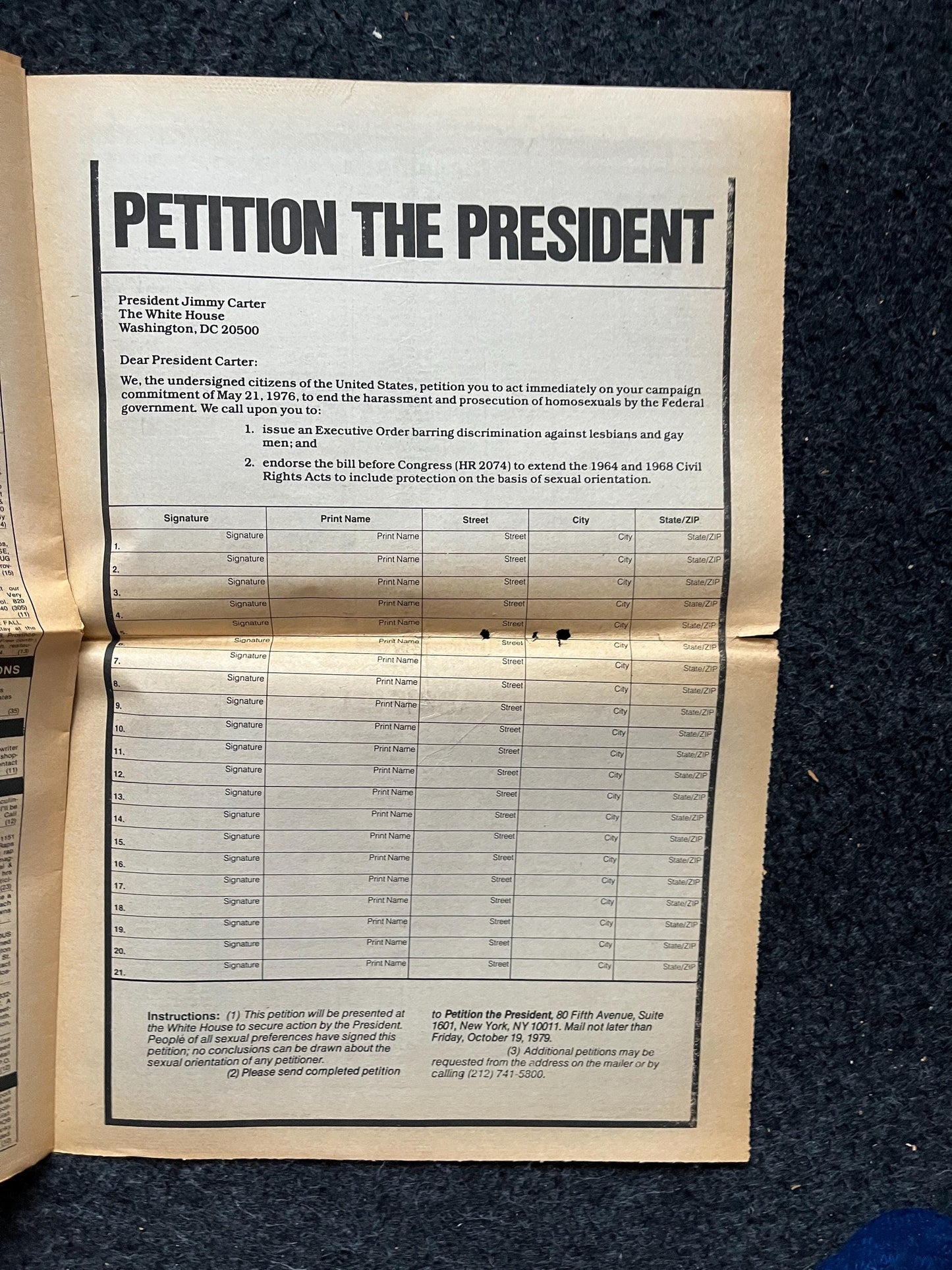 1980s NGTF Introduction, Vintage Newspaper, LGBTQIA Memorabilia, Queer Gifts Artworks, Lesbian gift, Trans Rights, Gay Books Magazines,