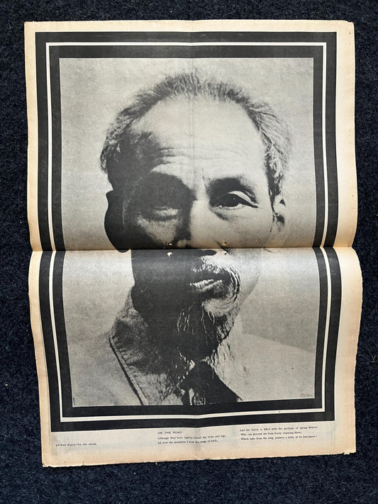 1969 Leftist Newspaper Vintage Ephemera Gifts, Vintage Zine, Good Times Decor, Black Panther Party, Antique Collectibles, San Francisco