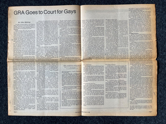1980s LGBT Newspaper, LGBTQIA Memorabilia, Queer Gifts Artworks, Lesbian gift, Underground Newspaper, Gay Books Magazines, Boston History
