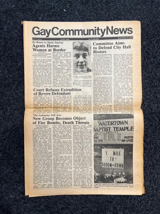 1980 San Francisco Riots, Vintage Newspaper Gay Pride, LGBTQIA Memorabilia, Queer Gifts Artworks, Lesbian gift, Gay Books Magazines,