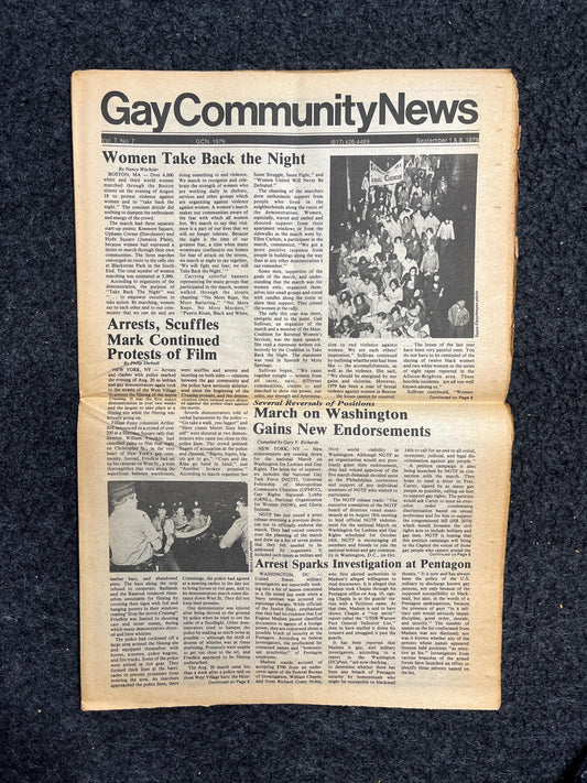 1980s American Lesbian Take back the night, LGBTQIA Memorabilia, Queer Gifts Artworks, Lesbian gift, Trans Rights, Gay Books Magazines,