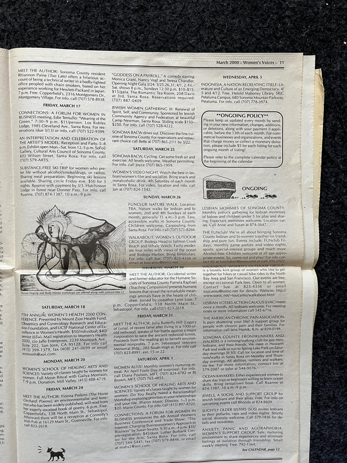 Vintage Y2K Feminist Newspaper, Womens Voice Third Wave Feminism, Gifts for Wife Mother, Feminist Gifts, Female Empowerment, Feminist Art