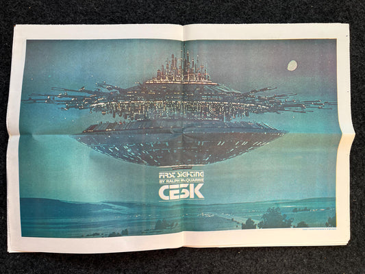 1970s Vintage Space Opera Nerdy Magazine Vintage Fanzine Newspaper, Science Fiction & Fantasy, Retro Wall Decor, Nostalgia Gifts,