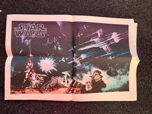 1970s Vintage Space Opera Nerdy Magazine Vintage Fanzine Newspaper, Science Fiction & Fantasy, Retro Wall Decor, Nostalgia Gifts,