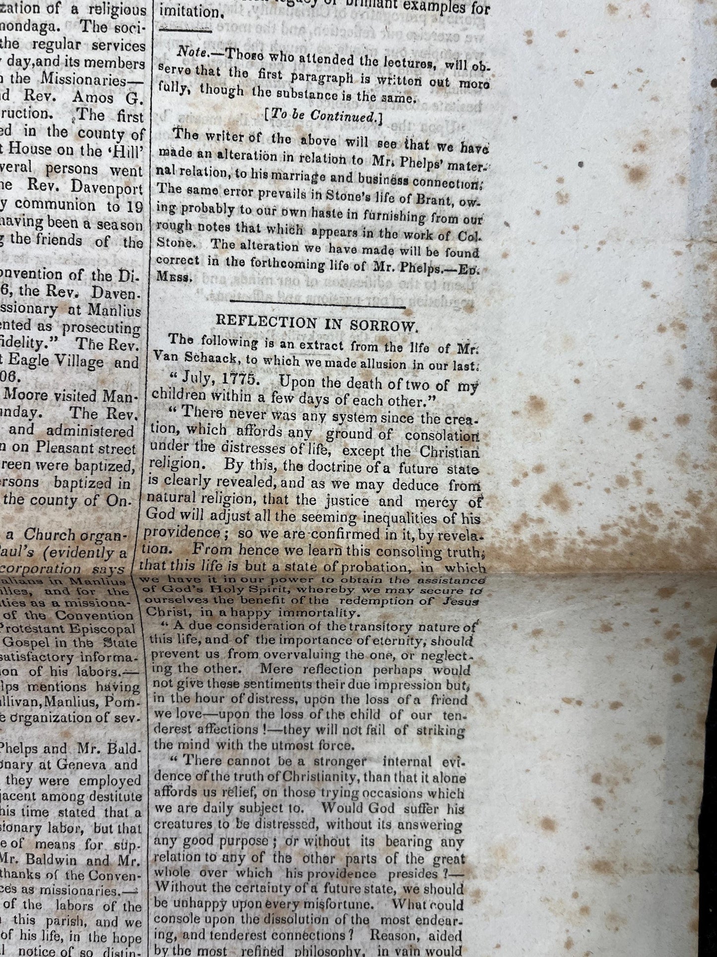 1840s Christian Religious Newspaper, Original Christian Memorabilia, Jesus Prayer and Protestant Wall Decor, Evangelical Art Decor, Catholic