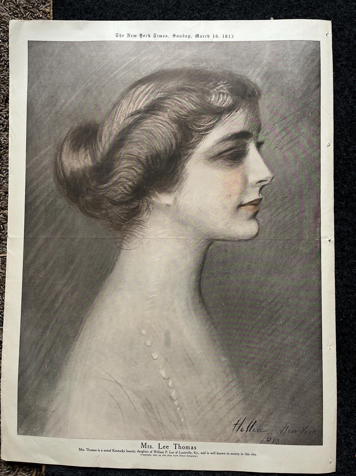 Roaring 20s Fashion and Haircuts - 1920s Spring Fashion and Art - Original Vintage Newspapers Great Depression Art Fashion - Vintage Adverts