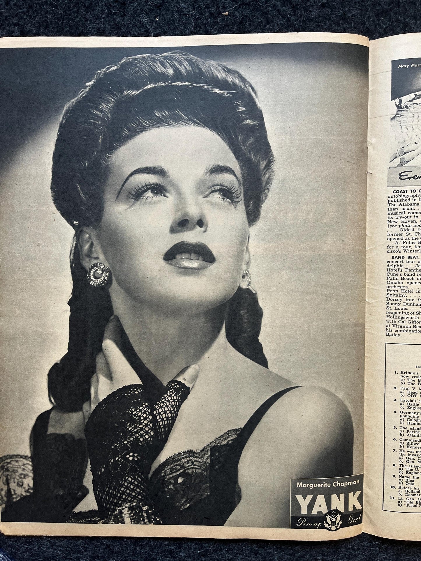 1945 Indian Vets WW2 Yank Magazine Collectible Military Magazine Memorabilia, Gifts for Him, Anniversary Gifts, Military Wall Decoration