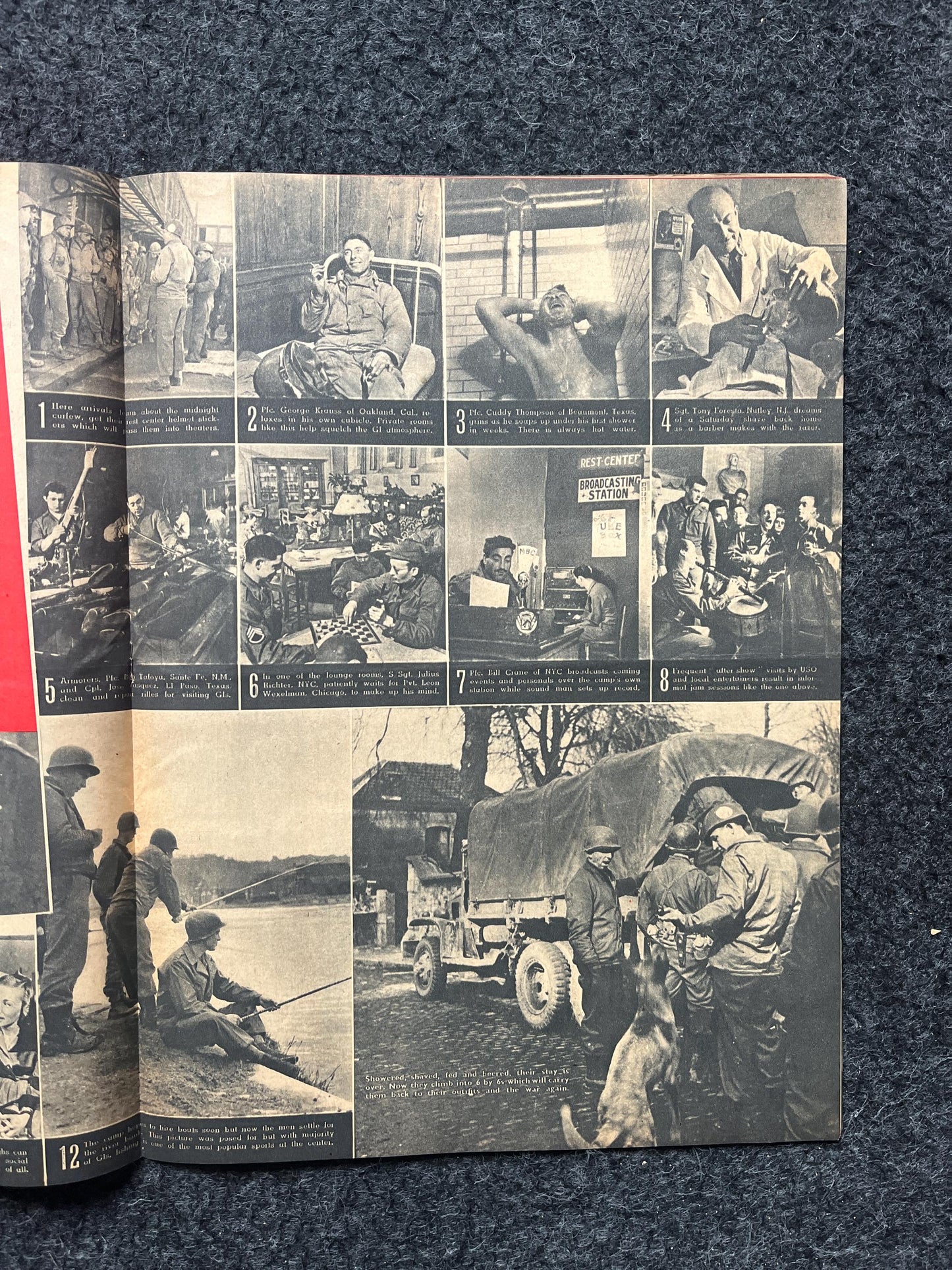 1945 GI Sketch Book WW2 Yank Magazine Collectible Military Magazine Memorabilia, Gifts for Him, Anniversary Gifts, Military Wall Decoration