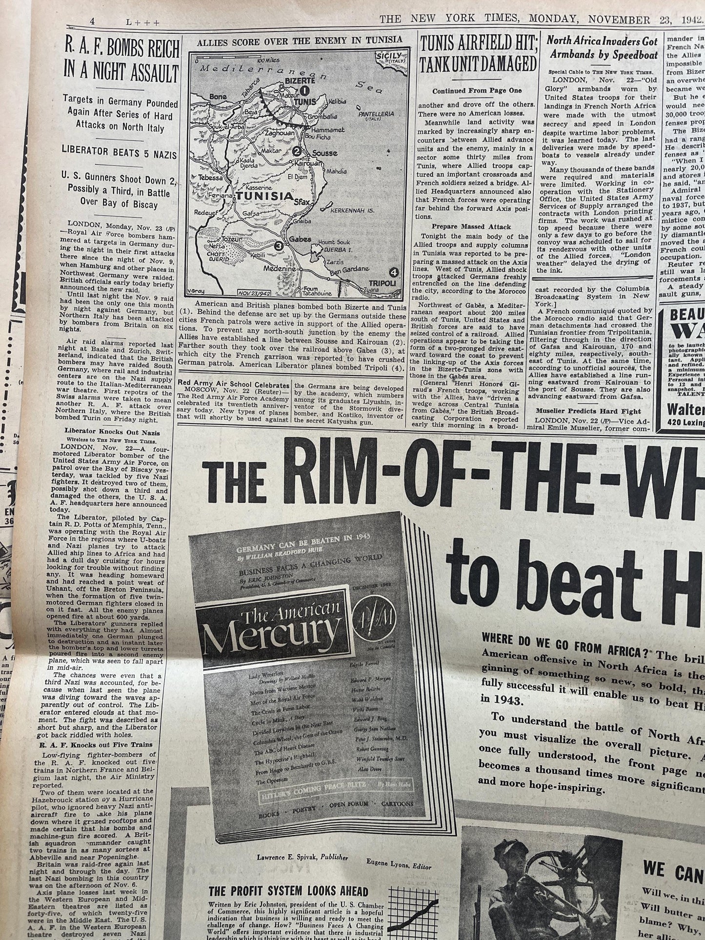 1942 Battle For Stalingrad, Operation Barbosa, WW2 German Invasion of Russia, Original Newspaper, Military Gifts, Russian décor, WW3, USSR