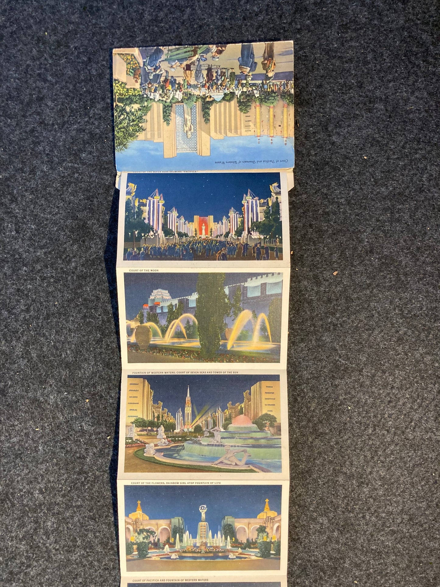 1939 World’s Fair San Francisco Bay Vintage Linen Postcards - Original Postcards