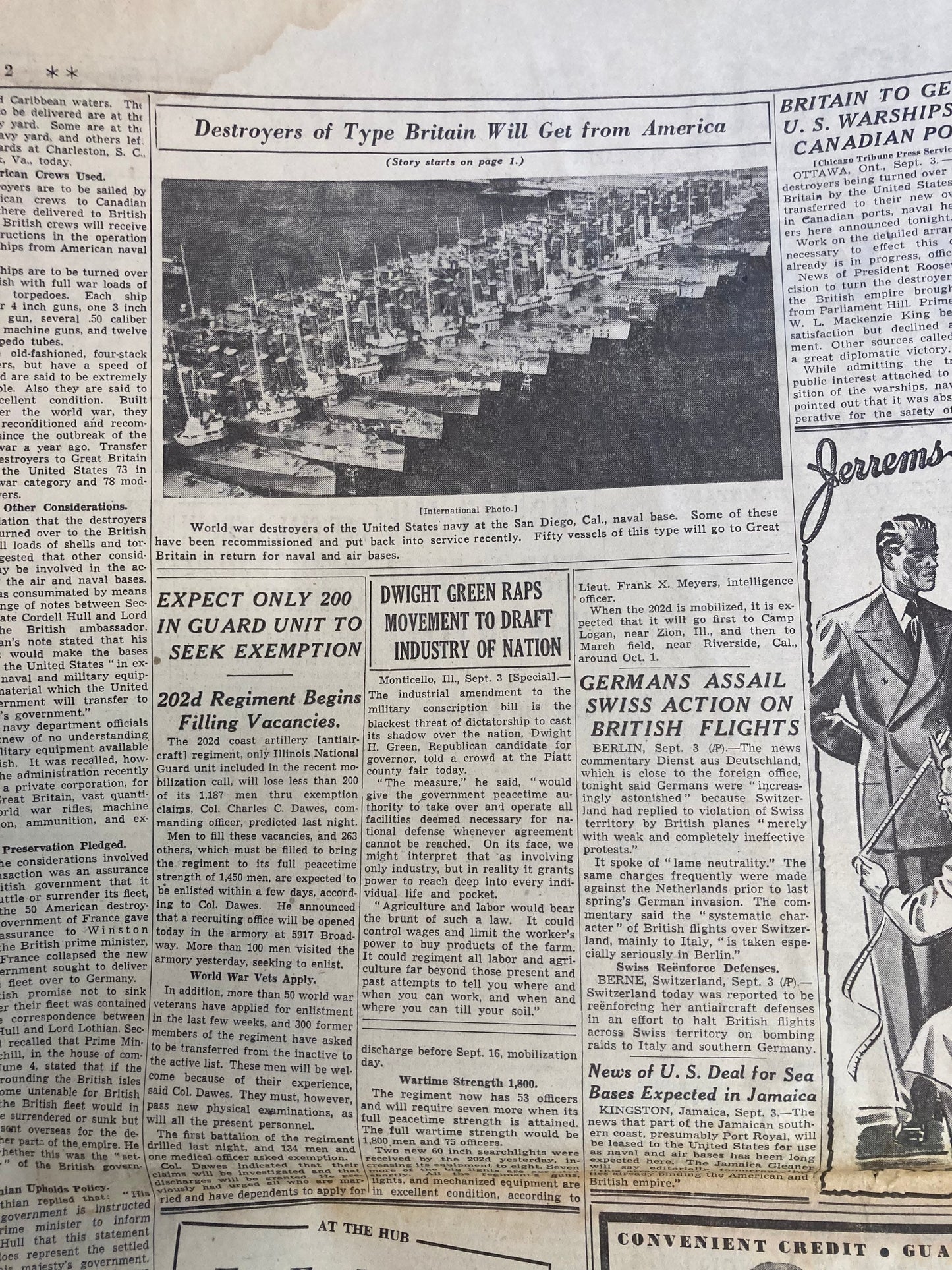 1940 King Carol II Assassination Attempt – WW2 Romanian History – Original Vintage Newspaper World War 2 Memorabilia