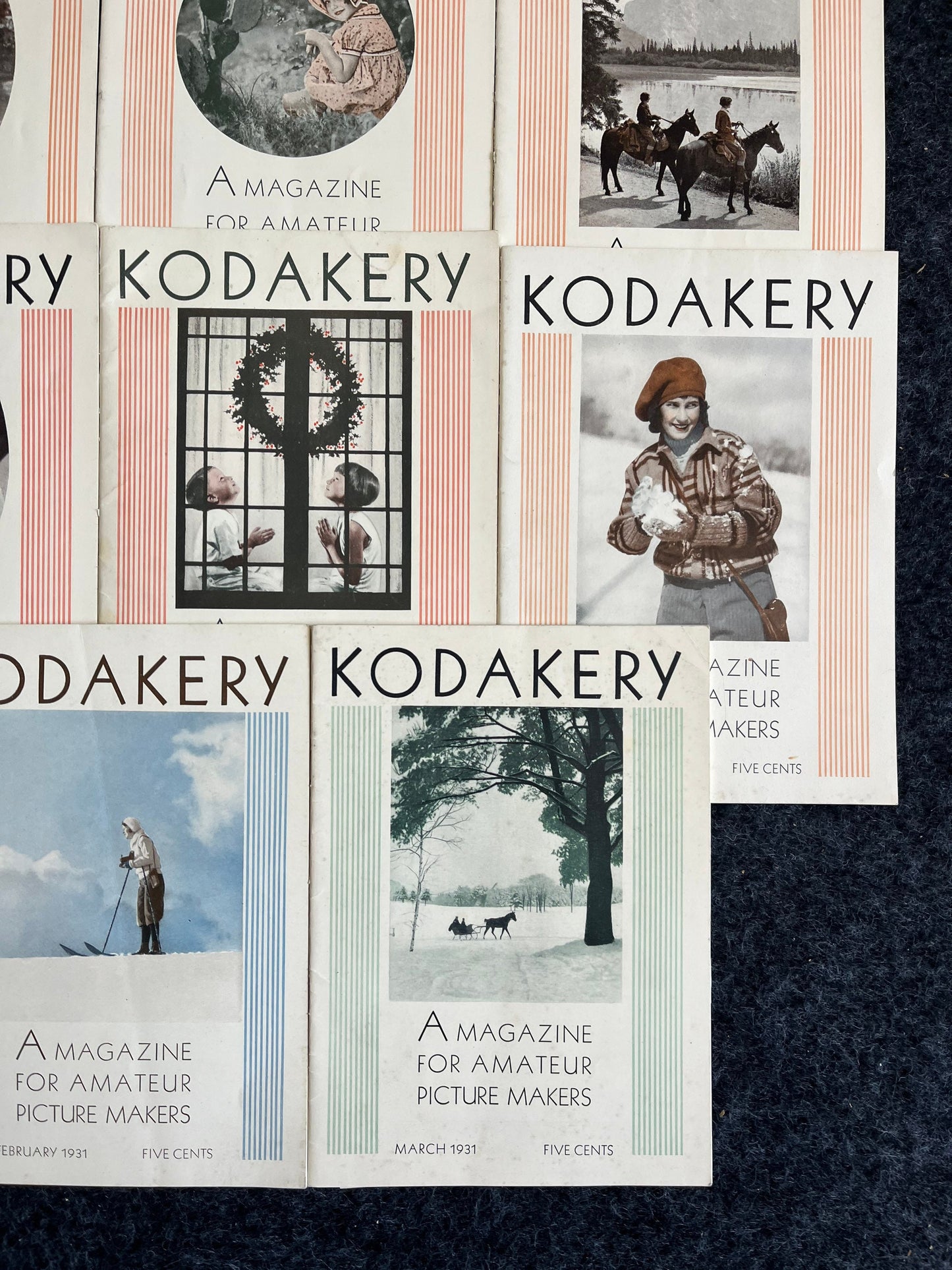 1930s Kodakry Mini Magazines - Great Depression Photography Artwork and Tips - 8x6 Magazines on How To Be A Better Photographer - Wedding