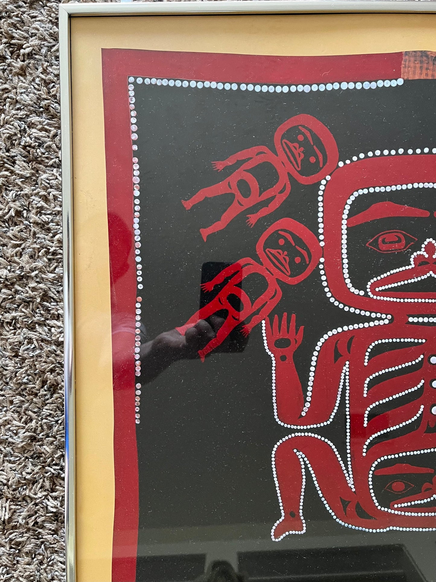 1977 Original Native American Poster Artwork - Sacred Circles Nelson Atkins Museum Poster Indian Artwork and Imagery - Native American Art
