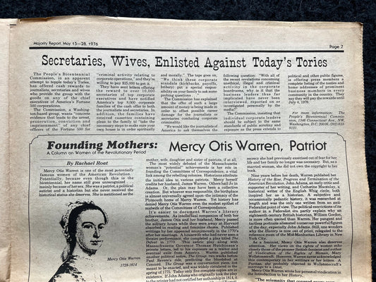 Vintage 1970s Feminist Newspaper, The Majority Report 2nd Wave Feminism, LGBT Memorabilia, Feminist Gifts, Female Empowerment, Gifts for Wom