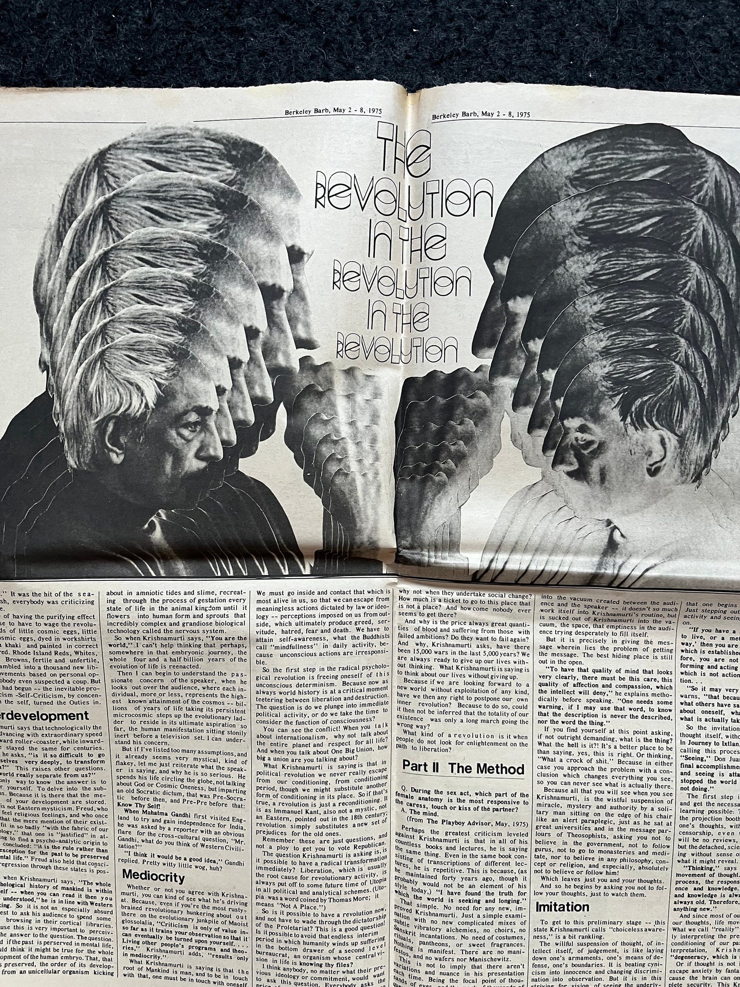 1970s Vietnam War Ends, Berkeley Tribe CounterCulture, Black Panther Party, Underground Newspaper, Vintage Newspaper,l