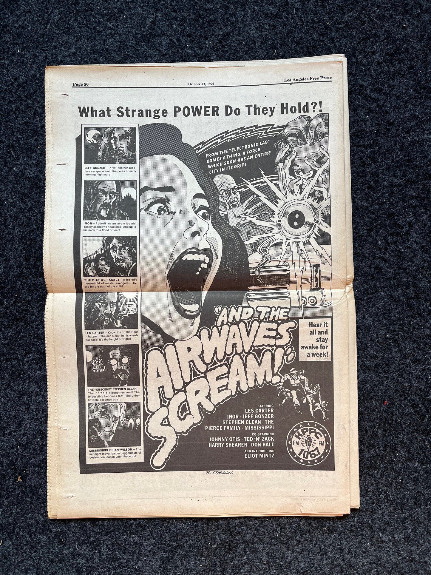 1970s CounterCulture LGBT Los Angeles Free Press, Black Panther Party, Underground Far-Left Newspaper, Vintage Newspaper, Original Newspaper