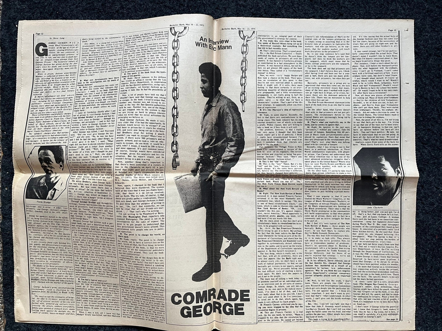 1970s Berkeley Tribe CounterCulture, Black Panther Party, Underground Newspaper, Vintage Newspaper, San Francisco California
