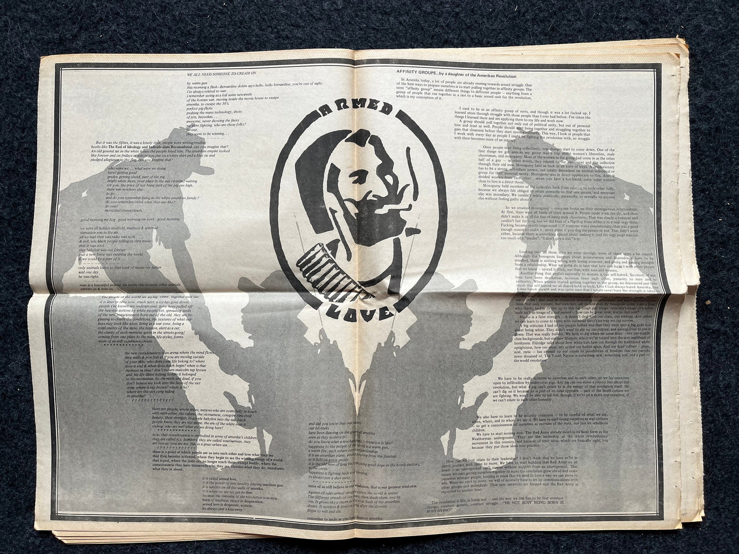 1970s Support for Vietcong CounterCulture Newspaper, Black Panther Party, Underground Far-Left Newspaper, Vintage Newspaper, Political Gifts