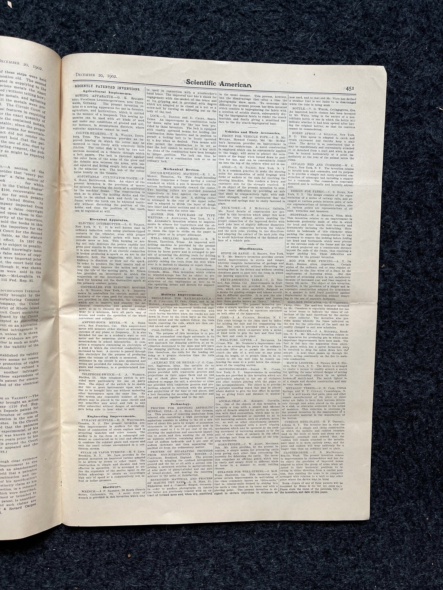 1905 Brooklyn Battery Tunnel Memorabilia, New York City NYC Memorabilia, Scientific America Newspaper, Science Education Wall Decor Gifts,