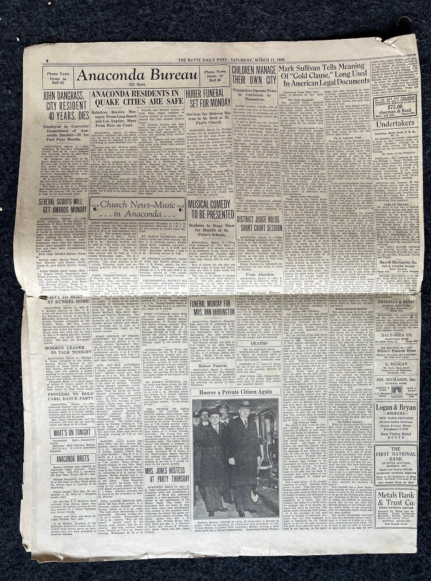 1933 Long Beach Earthquake in California, Famous Disasters and California History, West Coast Memorabilia and Gifts, California Memorabilia