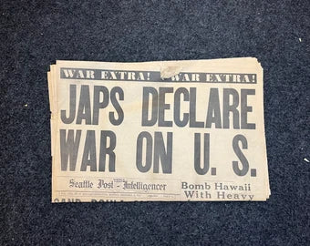 WW2 Newspapers - Pacific Theatre