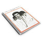 Black Panther Poverty Spiral Notebook, Education Art Civil Rights Memorabilia, Teaching Student Gifts