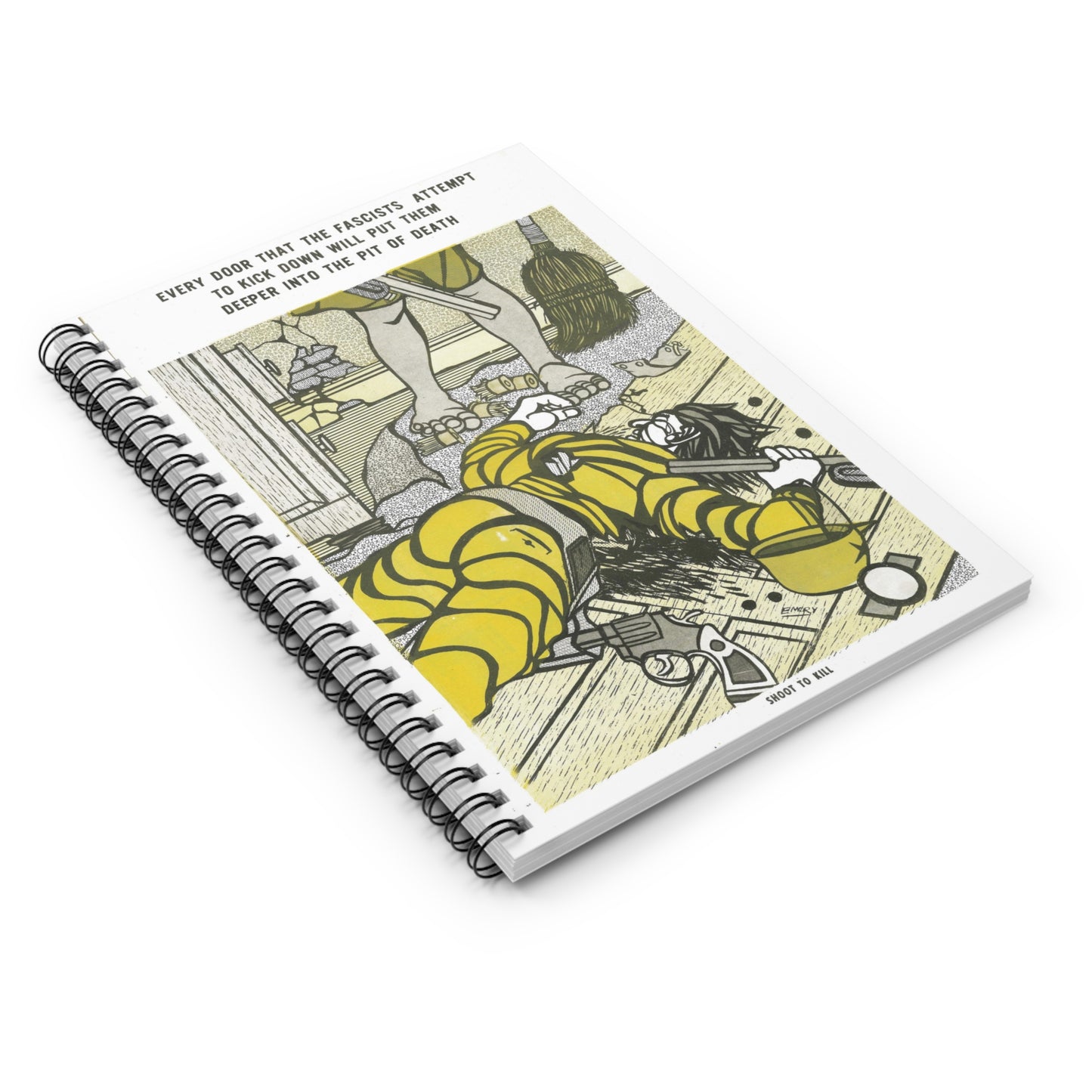 Black Panther Spiral Notebook, Education Art Civil Rights Memorabilia, Teaching Student Gifts