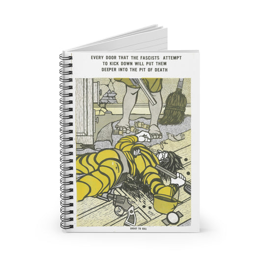 Black Panther Spiral Notebook, Education Art Civil Rights Memorabilia, Teaching Student Gifts