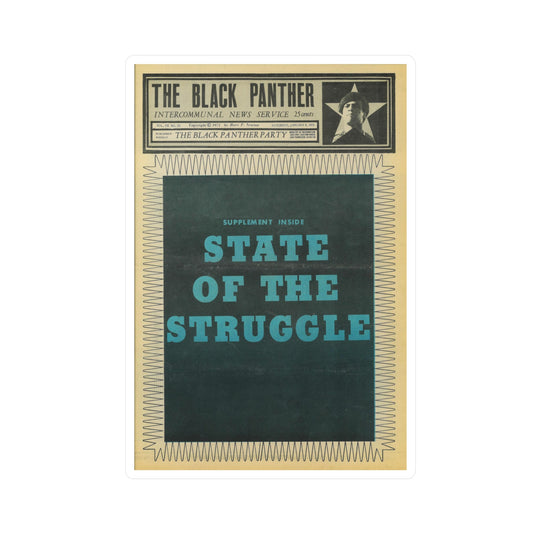 Black Panther Sticker, Education Art Civil Rights Memorabilia, Teaching Student Gifts