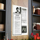 1970s Black Panther Party Rules, Black Political Party Propaganda Poster,