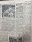 1945 Winston Churchill Resigns and ReelectedWorld War 2 Memorabilia, Germany WW2, Original Newspaper Military Memorabilia, History Gifts,