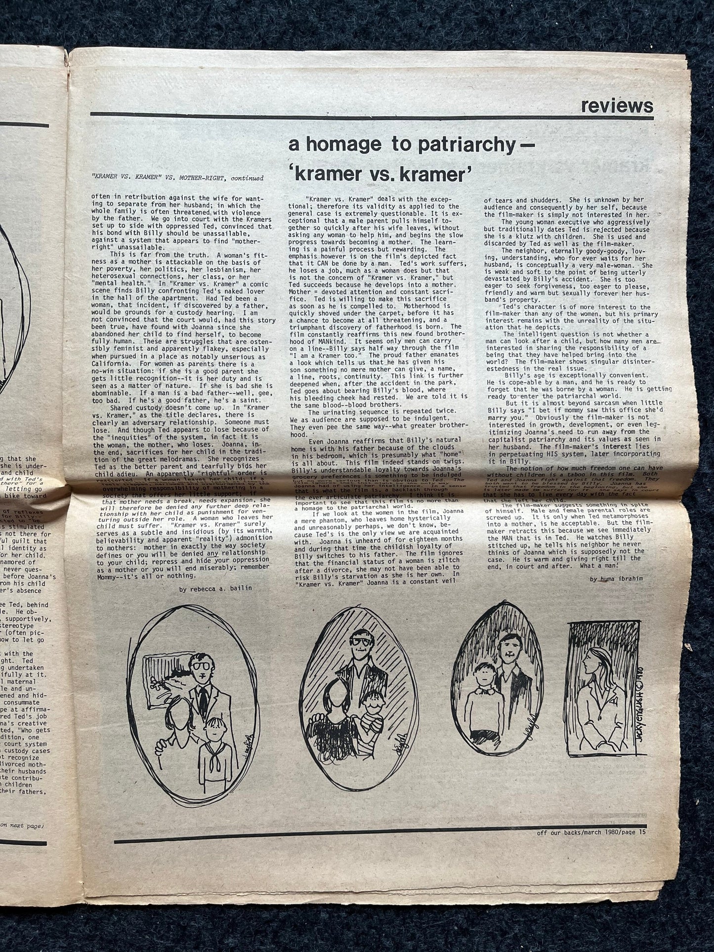 1970s Off Our Backs Feminist Newspaper, 2nd Wave Feminism, LGBT Memorabilia, Feminist Gifts, Female Empowerment, Gifts for Women, Womens Rig