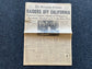 1941 WW2 San Francisco Air Raid Hoax- December 9th - Invasion of Hong Kong Guam Philippines Panama- Start of World War 2 Original Vintage