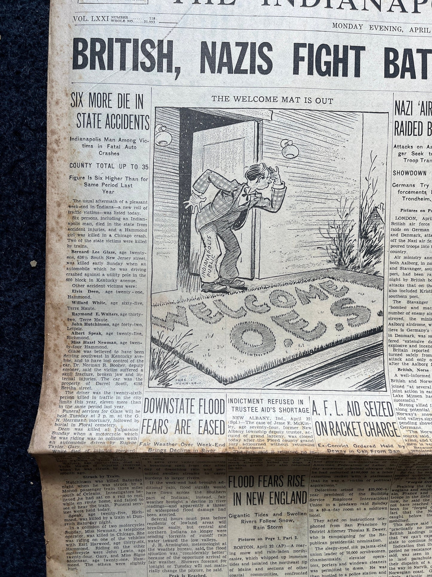 1940 Battle for Trondheim Norway, Invasion of Denmark, German Advances into France, World War 2 Memorabilia Gifts, History Gifts,