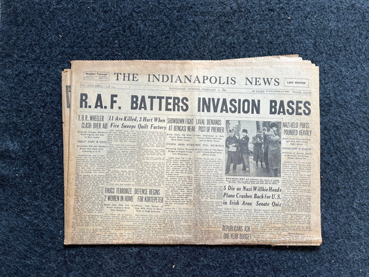 1940 London Blitz Battle of Britain - Luftwaffe Bombing of London, Vintage WW2 Gifts, World War 2 Memorabilia, Military Gifts, Gifts for Him