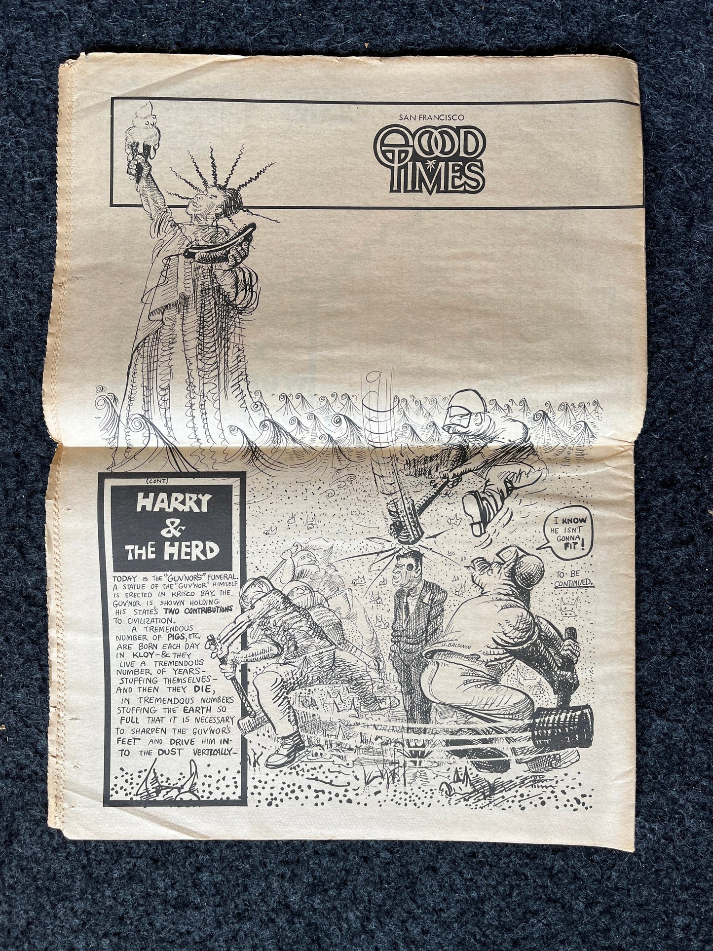1970s Bombing of Cambodia, High Times Underground Newspaper, Black Panther Party, Vintage Antique Collectibles, San Francisco Gifts