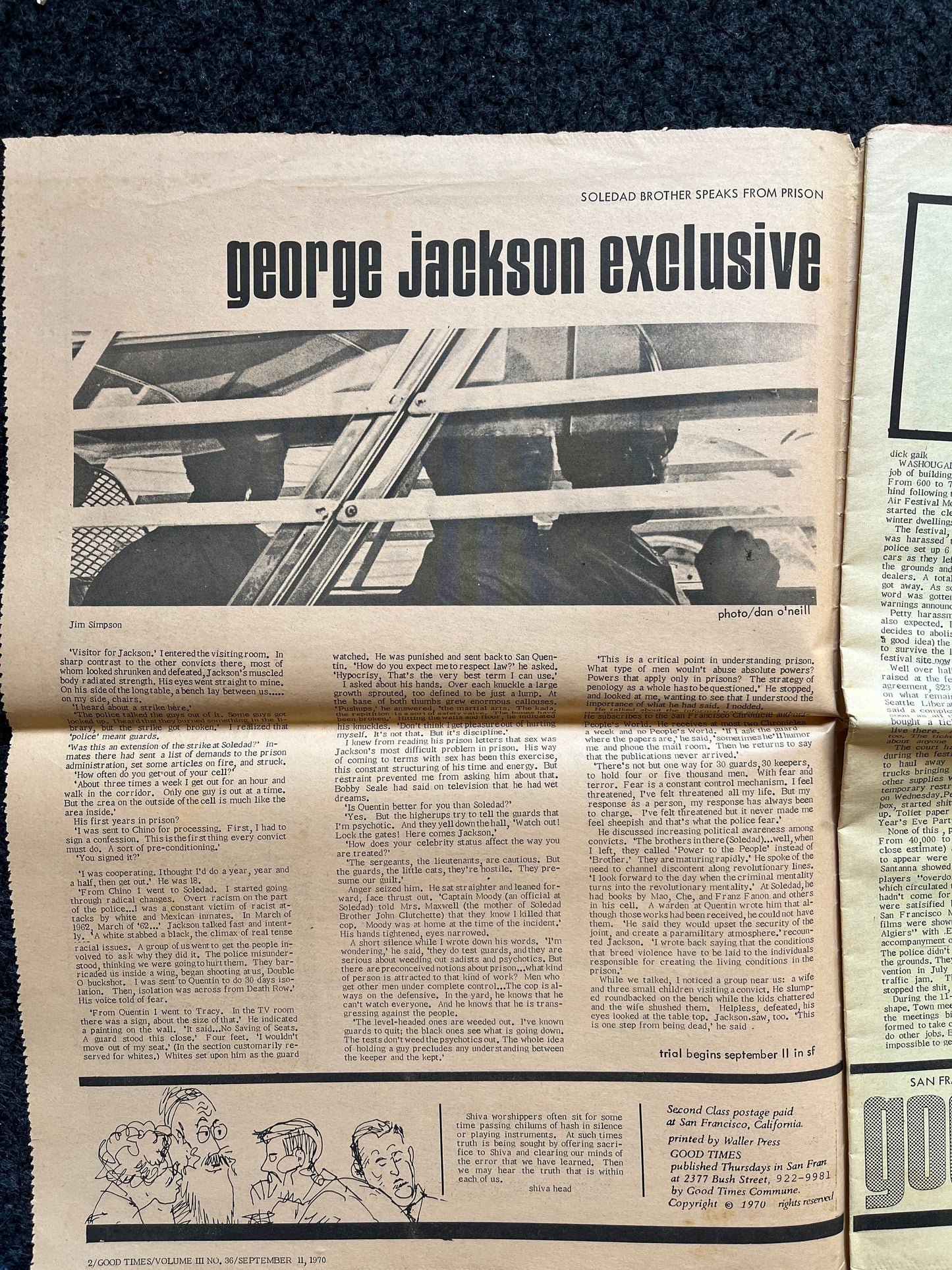 1970s High Times Underground Newspaper, Black Panther Party, Vintage Antique Collectibles, Hippie Grunge Art Gifts, San Francisco Gifts