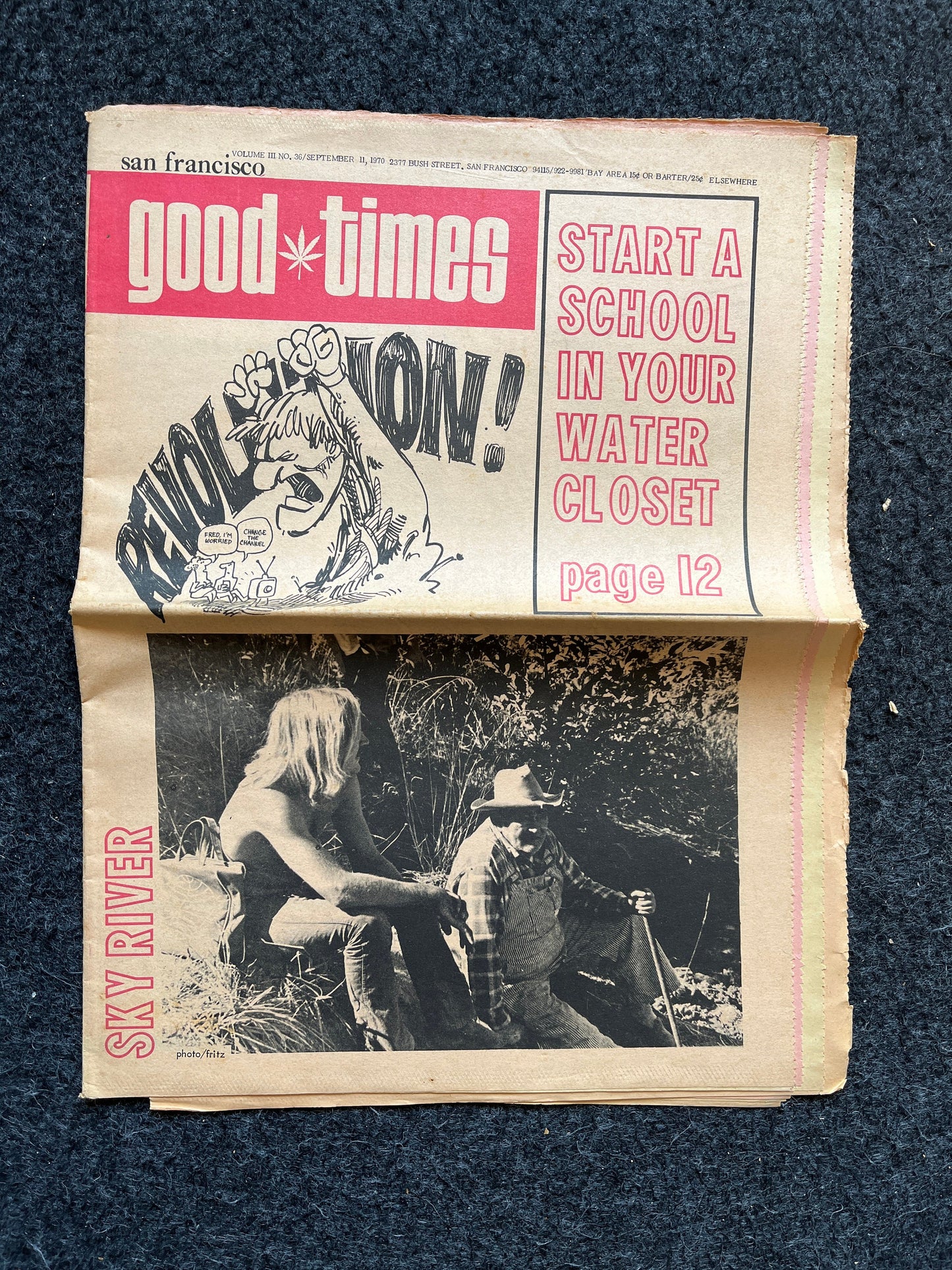 1970s High Times Underground Newspaper, Black Panther Party, Vintage Antique Collectibles, Hippie Grunge Art Gifts, San Francisco Gifts