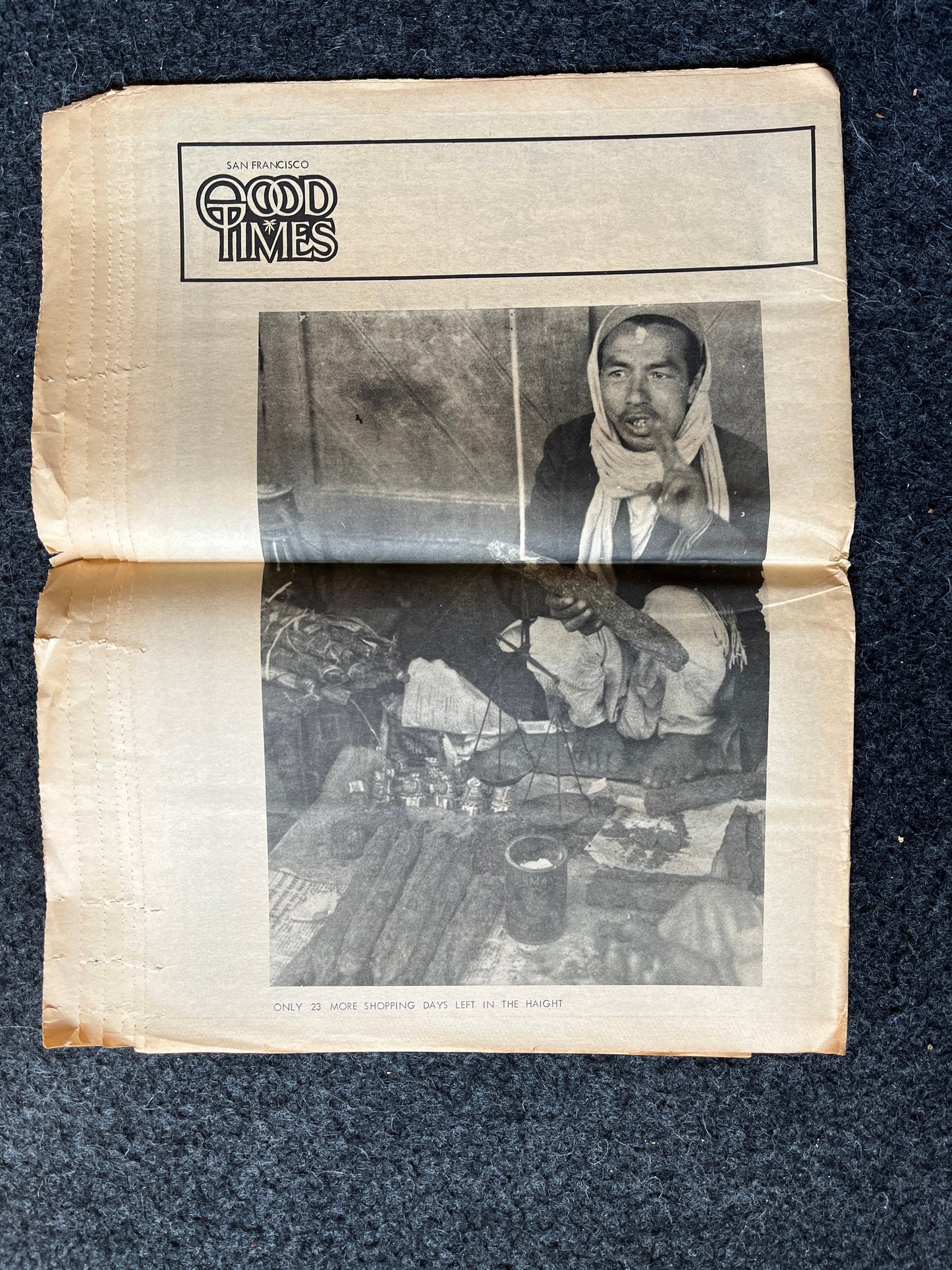 1970s High Times Underground Newspaper, Black Panther Party, Vintage Antique Collectibles, Hippie Grunge Art Gifts, San Francisco Gifts