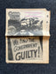 1970s High Times Underground Newspaper, Black Panther Party, Vintage Antique Collectibles, Hippie Grunge Art Gifts, San Francisco Gifts