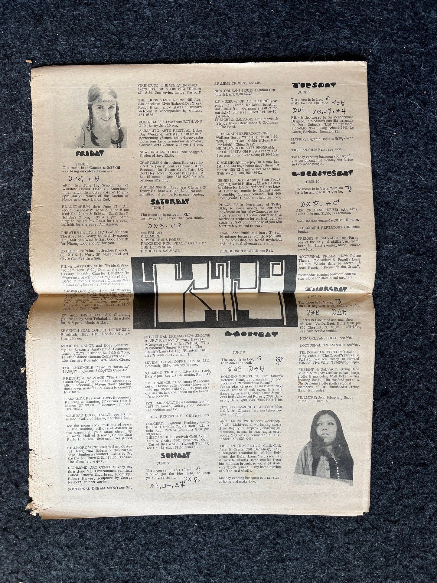 1970s High Times Underground Newspaper, Black Panther Party, Vintage Antique Collectibles, Hippie Grunge Art Gifts, San Francisco Gifts